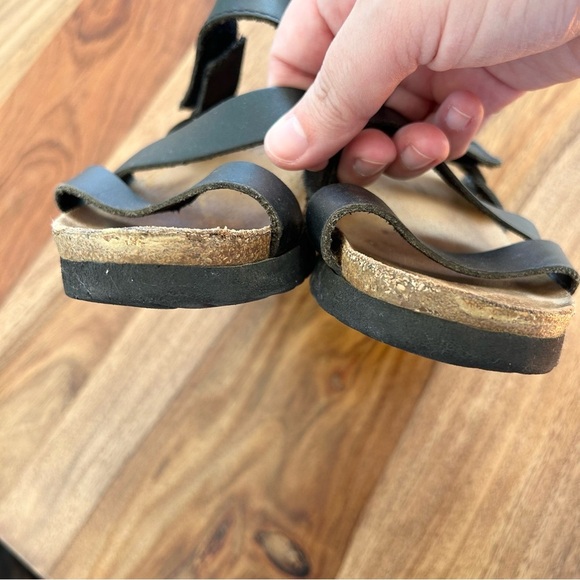 NAOT Kayla sandals leather with cork footbed - Picture 5 of 8